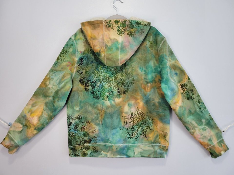 M Sherpa Zip-Up Hoodie, Woodland Elf