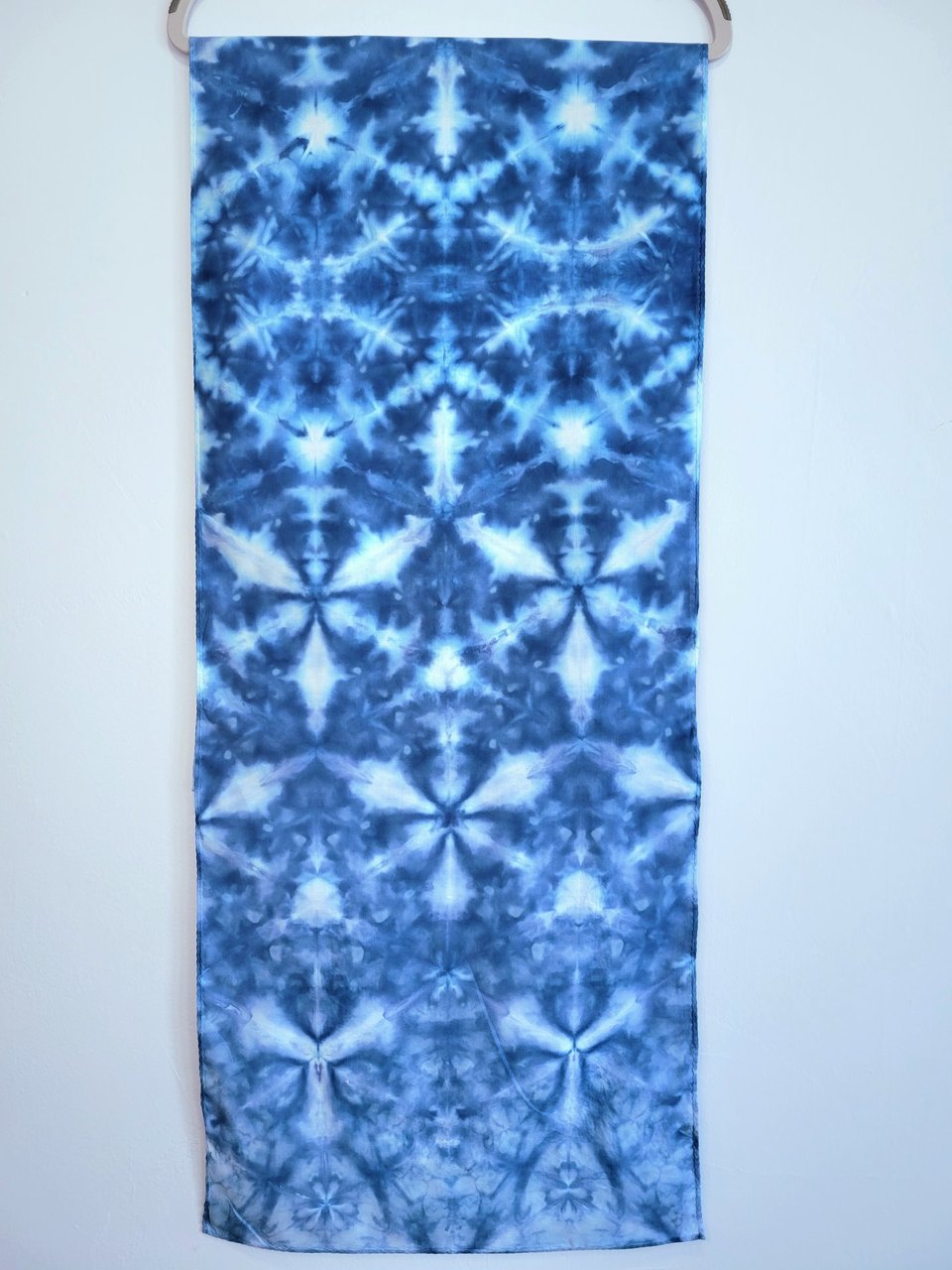 Scarf, Cotton, Blue Caravan