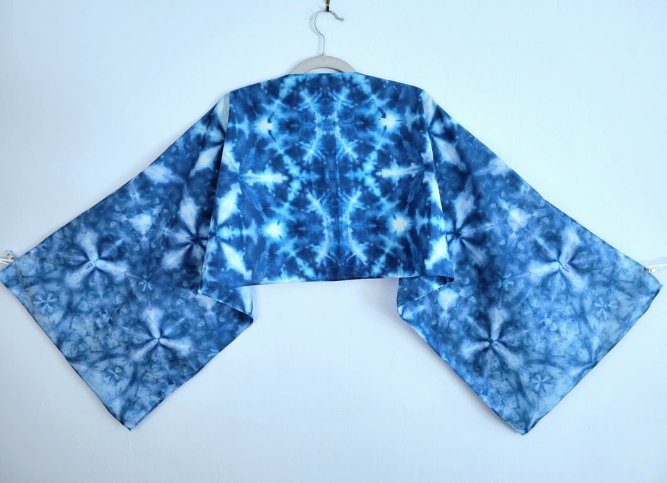 Scarf, Cotton, Blue Caravan