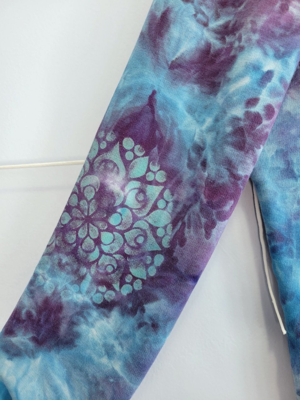 S Zip-Up Viscose Hoodie, Cosmic Mandala