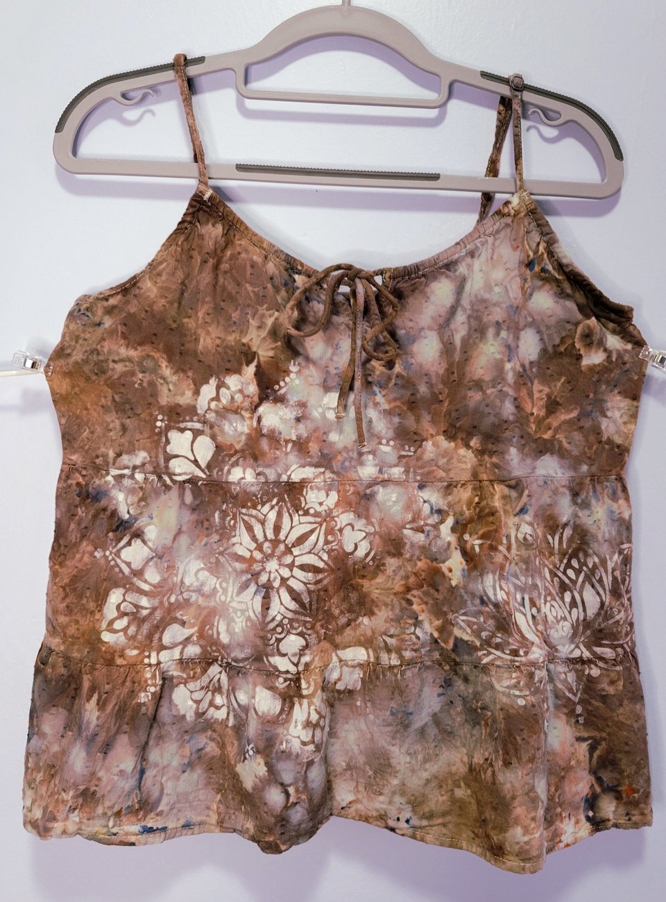 S Strappy Cami Tank, Tea Leaf Mandala