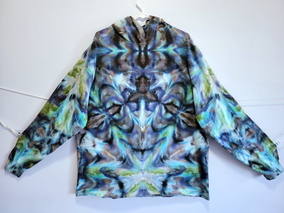 2XL Hooded T-shirt, Storm Glass
