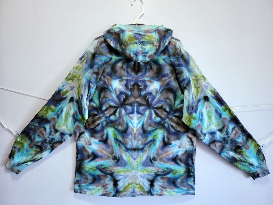 2XL Hooded T-shirt, Storm Glass