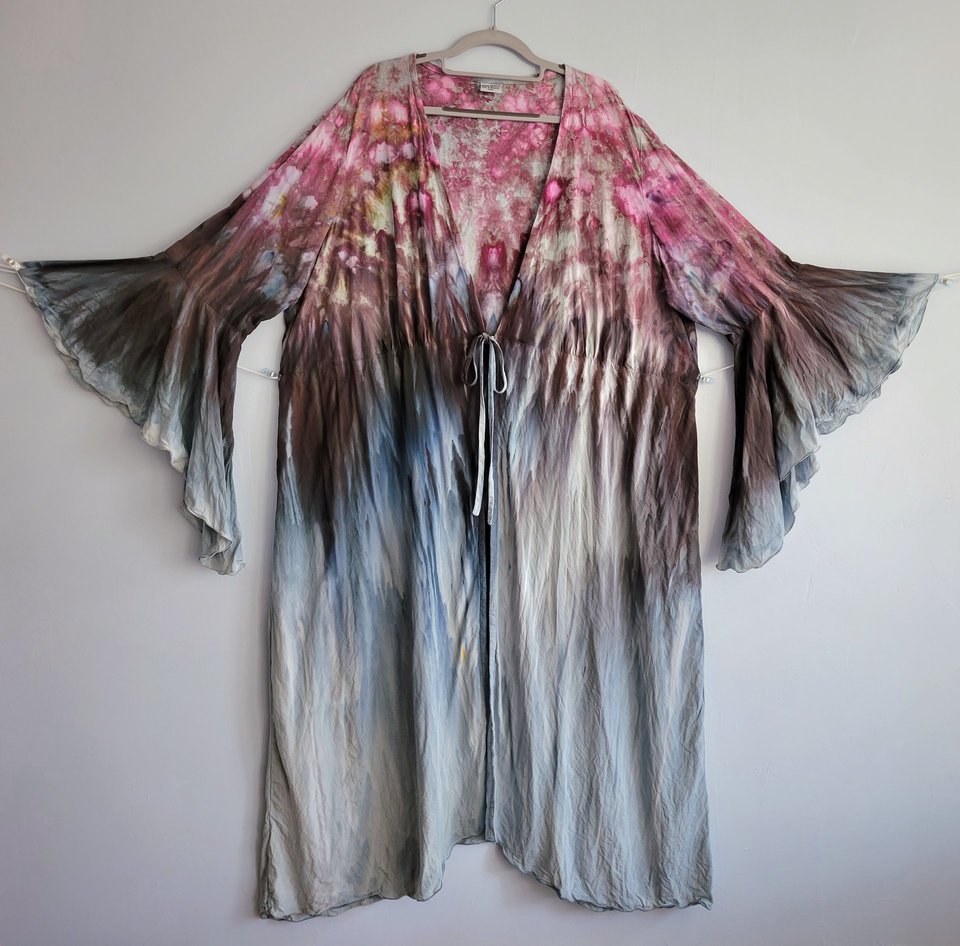 3X Fantasy Rayon Robe, Arcane Raven