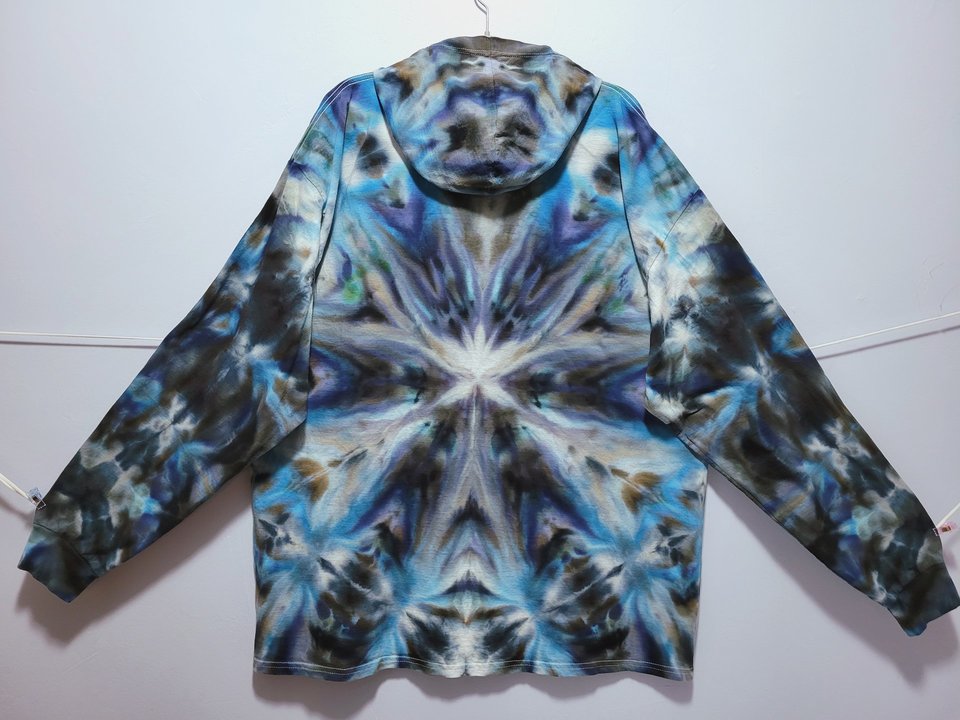 2XL Hooded T-shirt, Mystic Storm Farnsburst