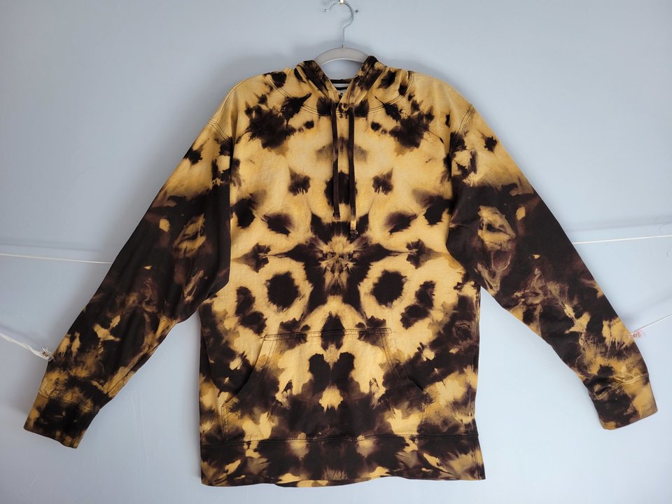L Hooded T-shirt, Reverse Farnsburst