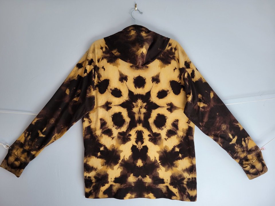 L Hooded T-shirt, Reverse Farnsburst