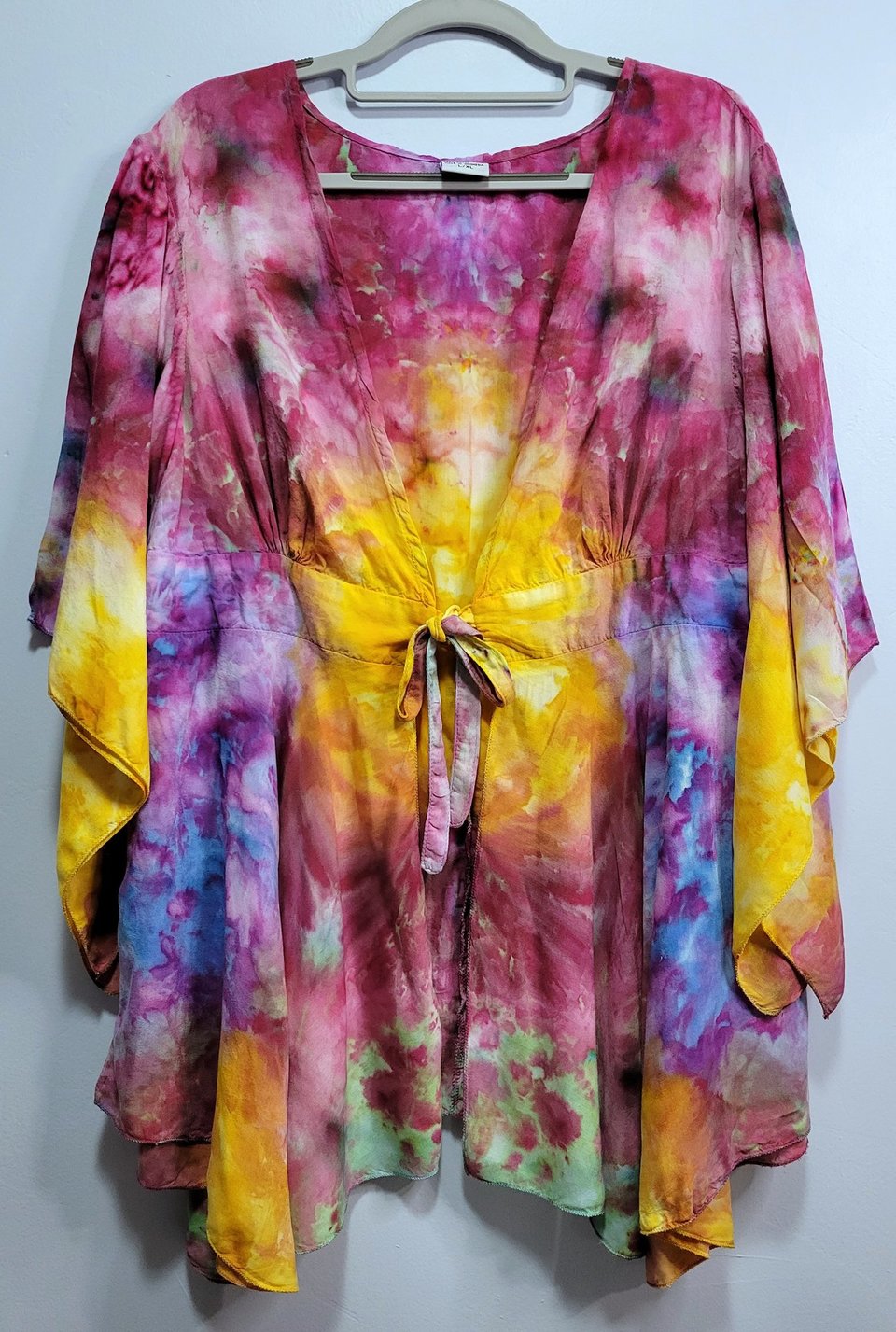 L/XL Kimono Sleeve Top, Sunset