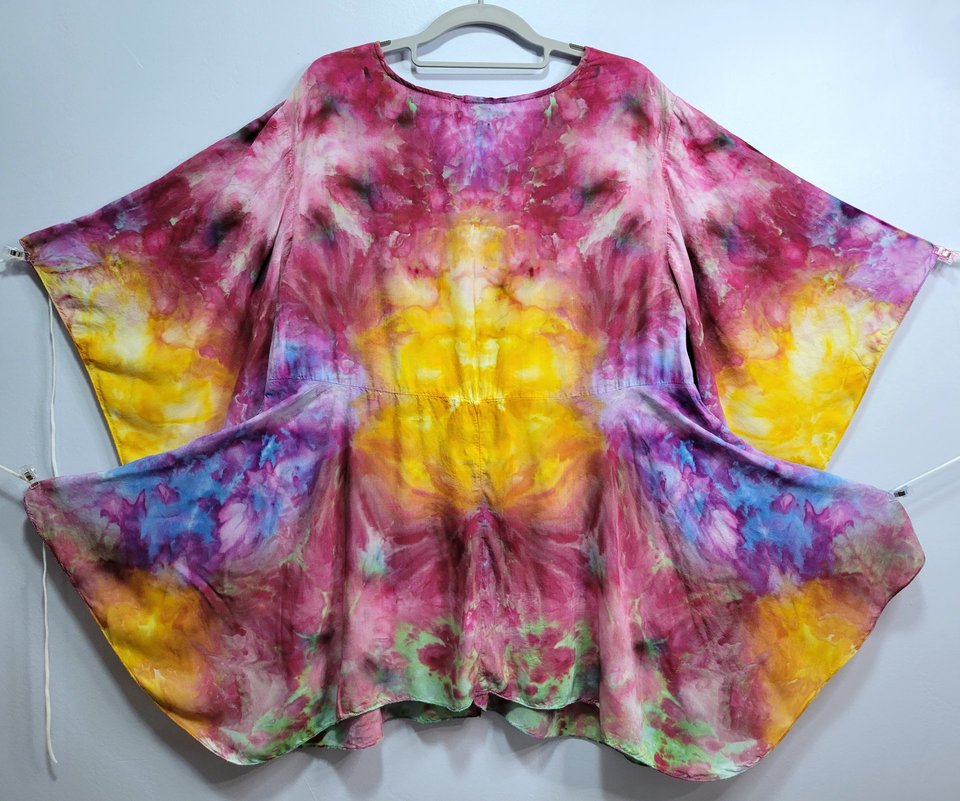 L/XL Kimono Sleeve Top, Sunset
