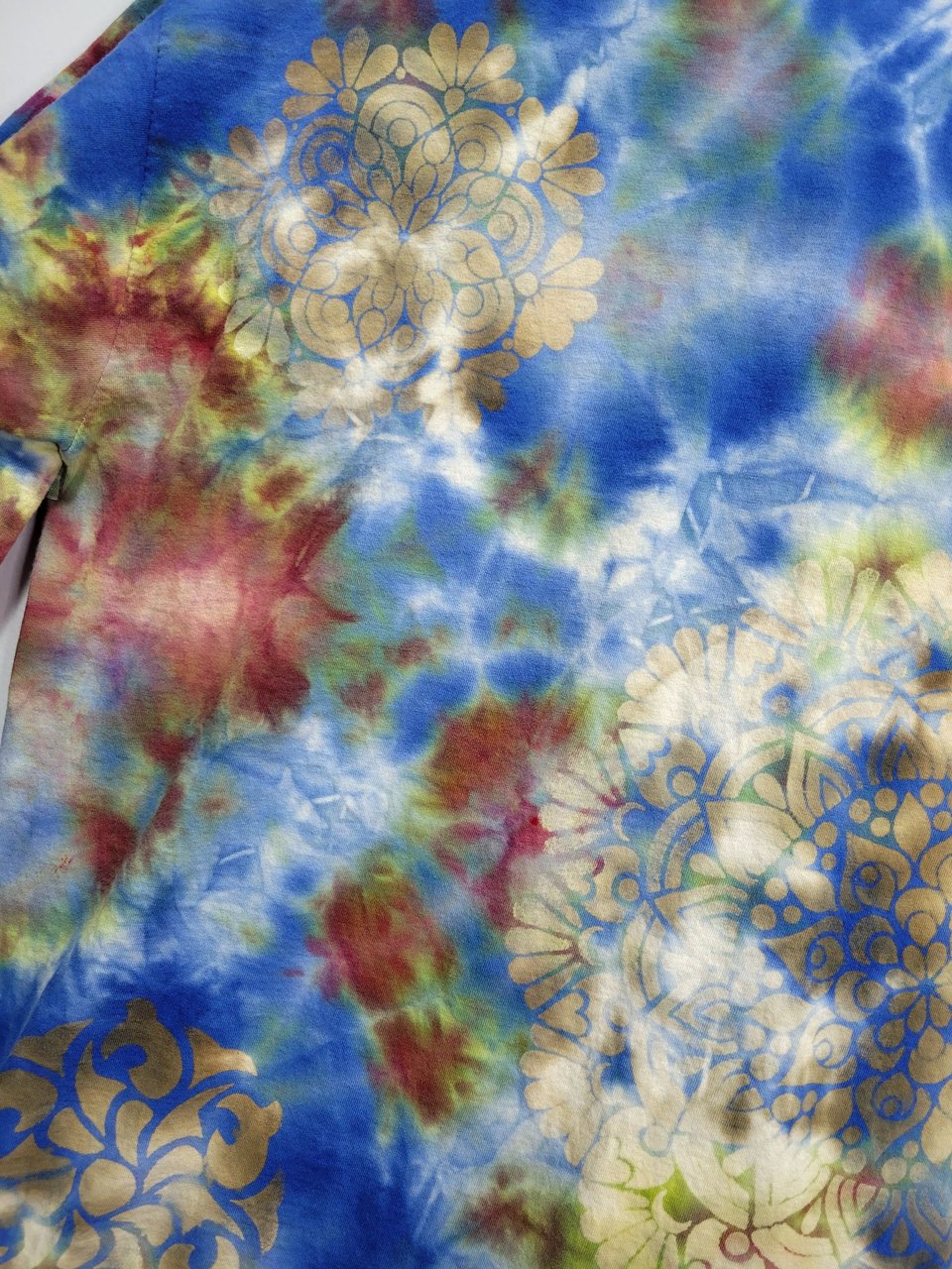 XL Hooded T-shirt, Mandala Sky