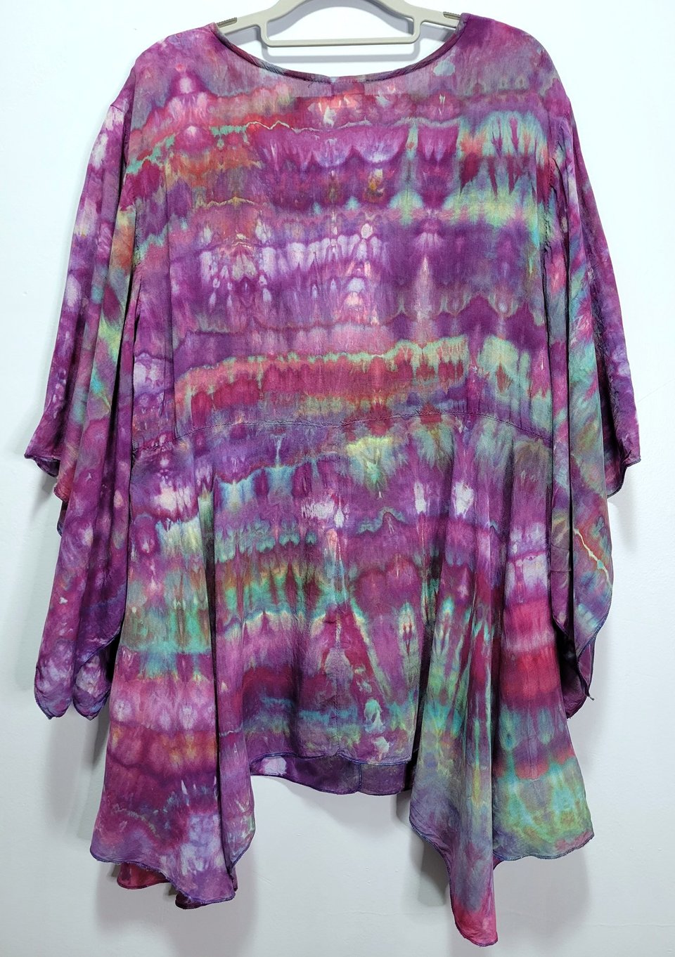 2X Kimono Sleeve Top, Strawberry Skies Arashi
