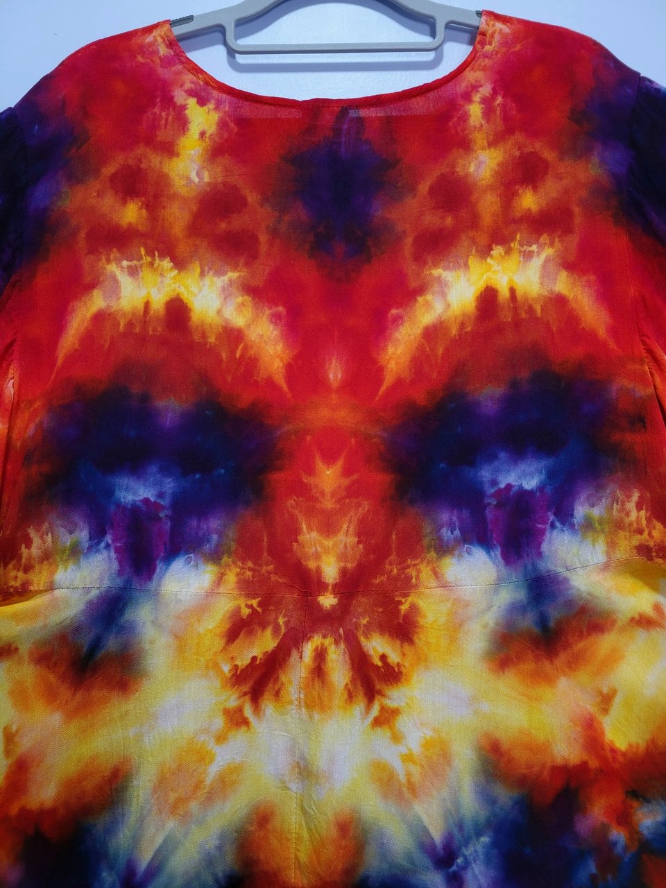 L/XL Kimono Sleeve Top, Orchid Flame