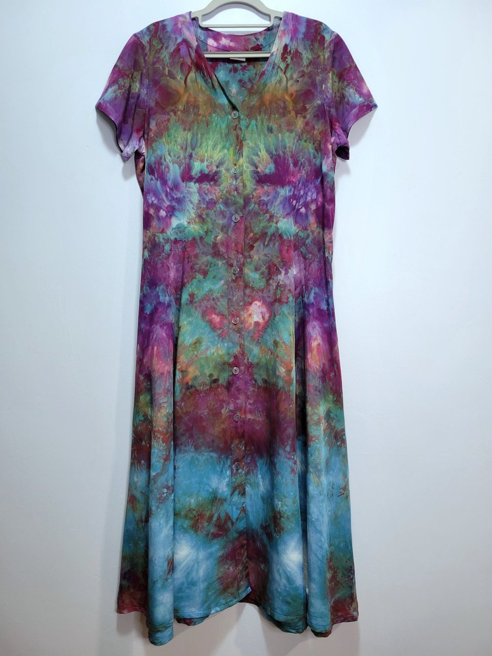 L Button-Up Dress, Defiance Flora