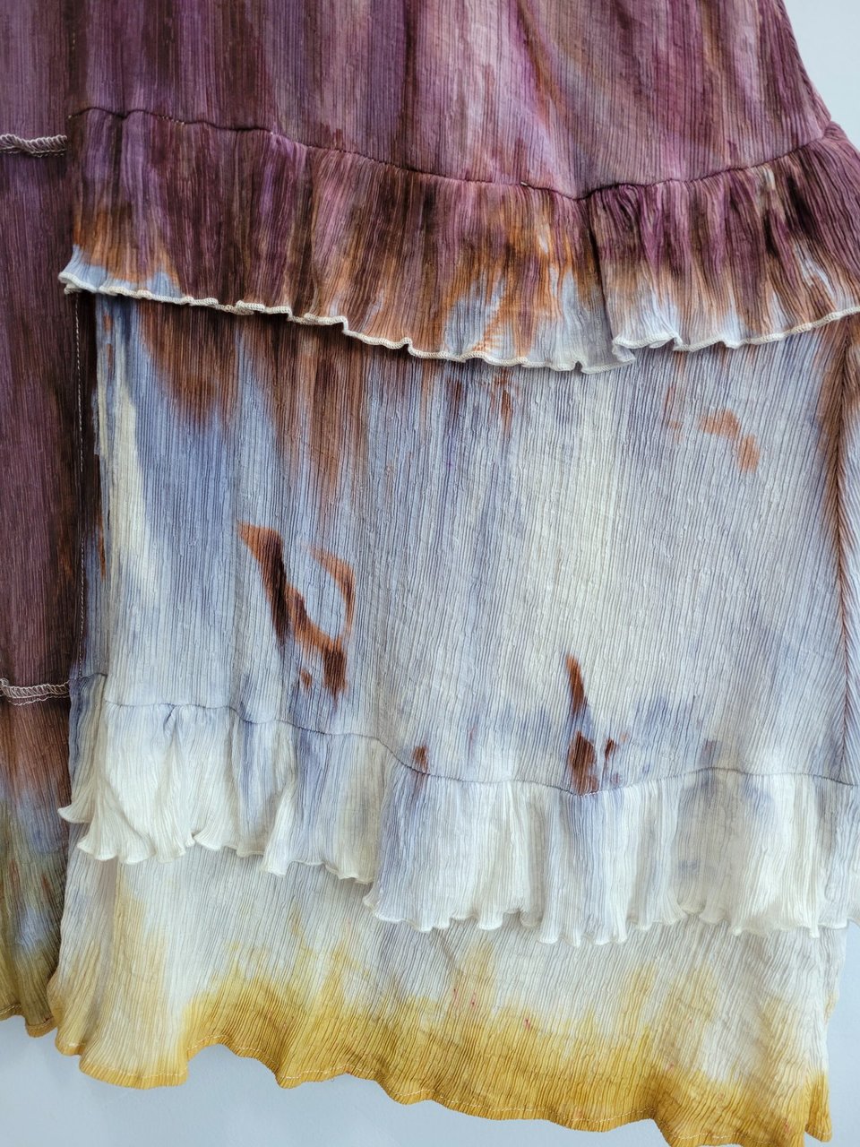 S/M Ruffled Duster, Antique Plum