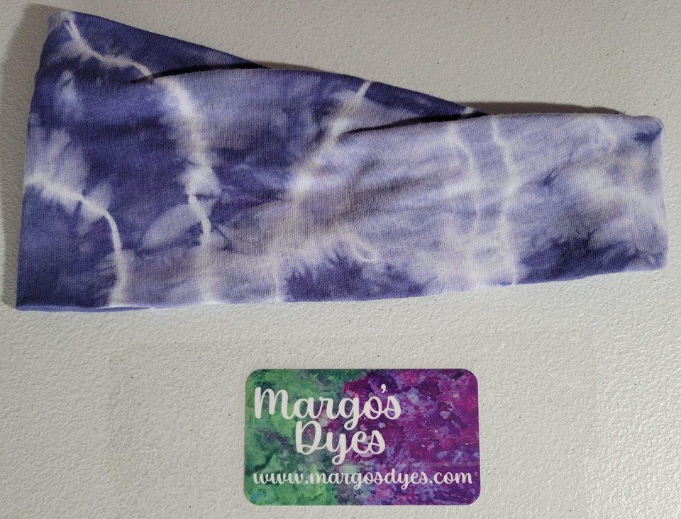 Headband, Periwinkle Geode