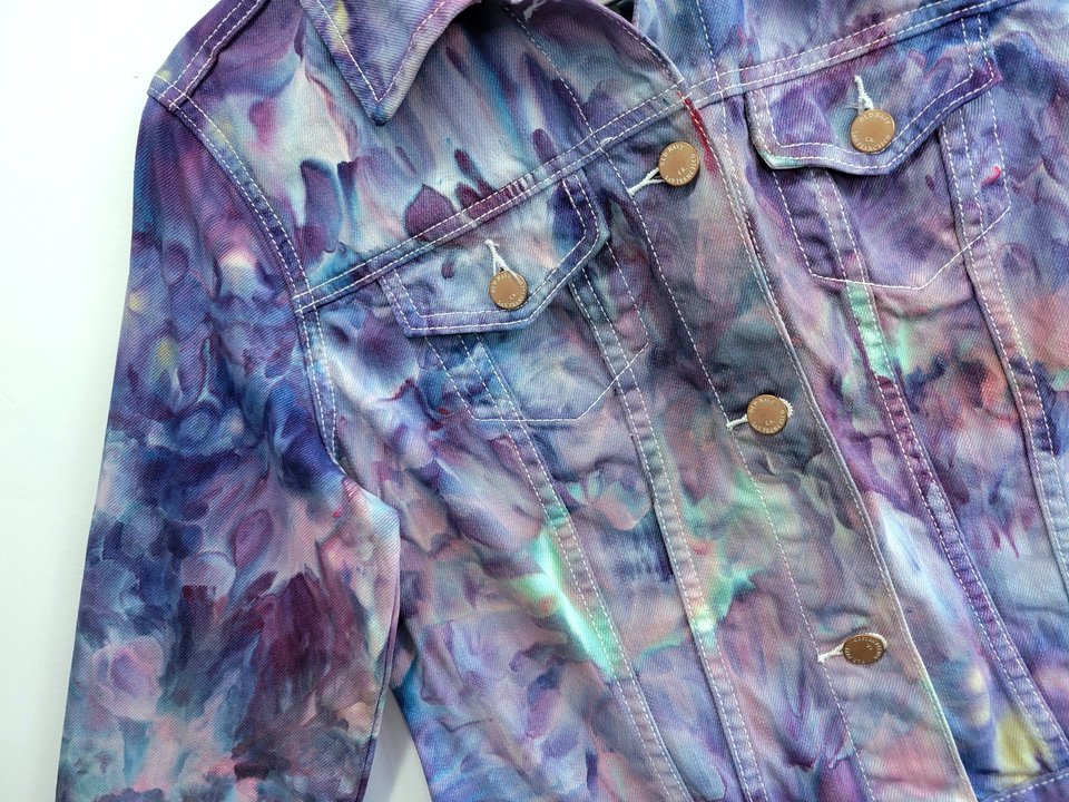 M Denim Jacket, Strawberry Skies