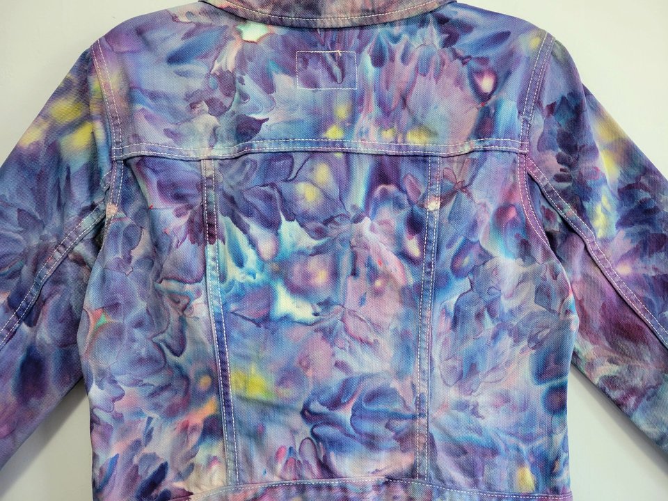 M Denim Jacket, Strawberry Skies