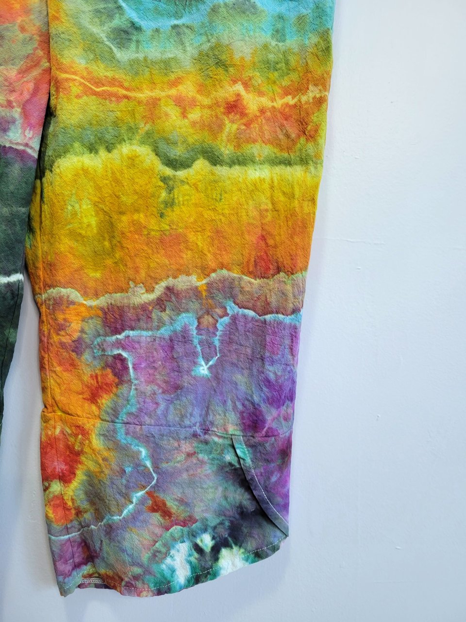 XL Romper, Capri Length, Rainbow Geode