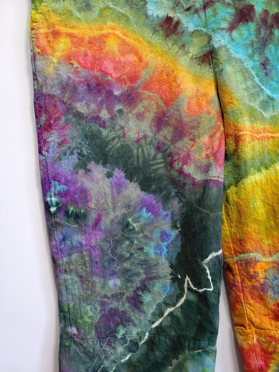 XL Romper, Capri Length, Rainbow Geode