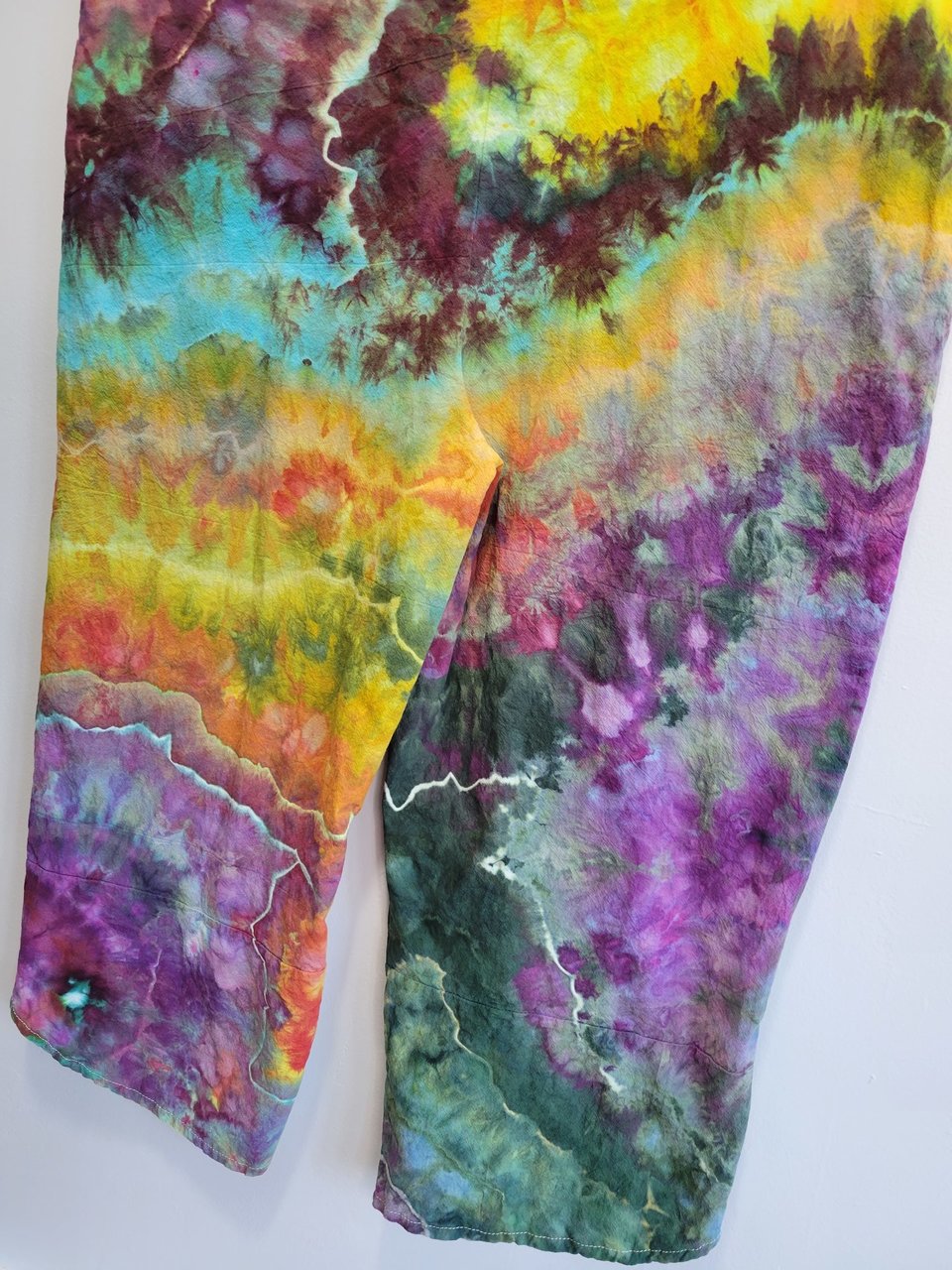 XL Romper, Capri Length, Rainbow Geode