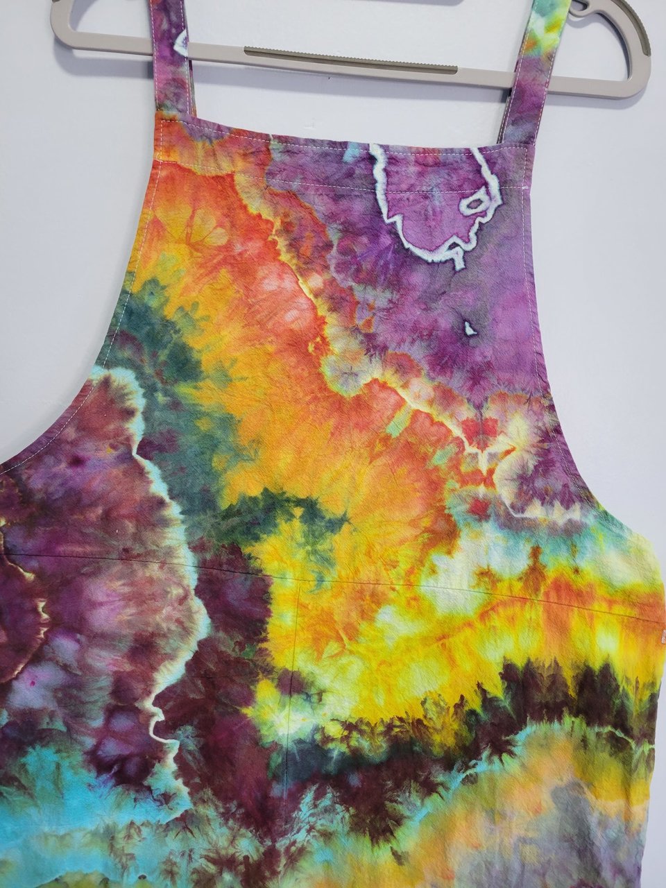 XL Romper, Capri Length, Rainbow Geode