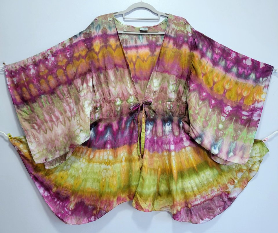 2X Kimono Sleeve Top, Earth Mother