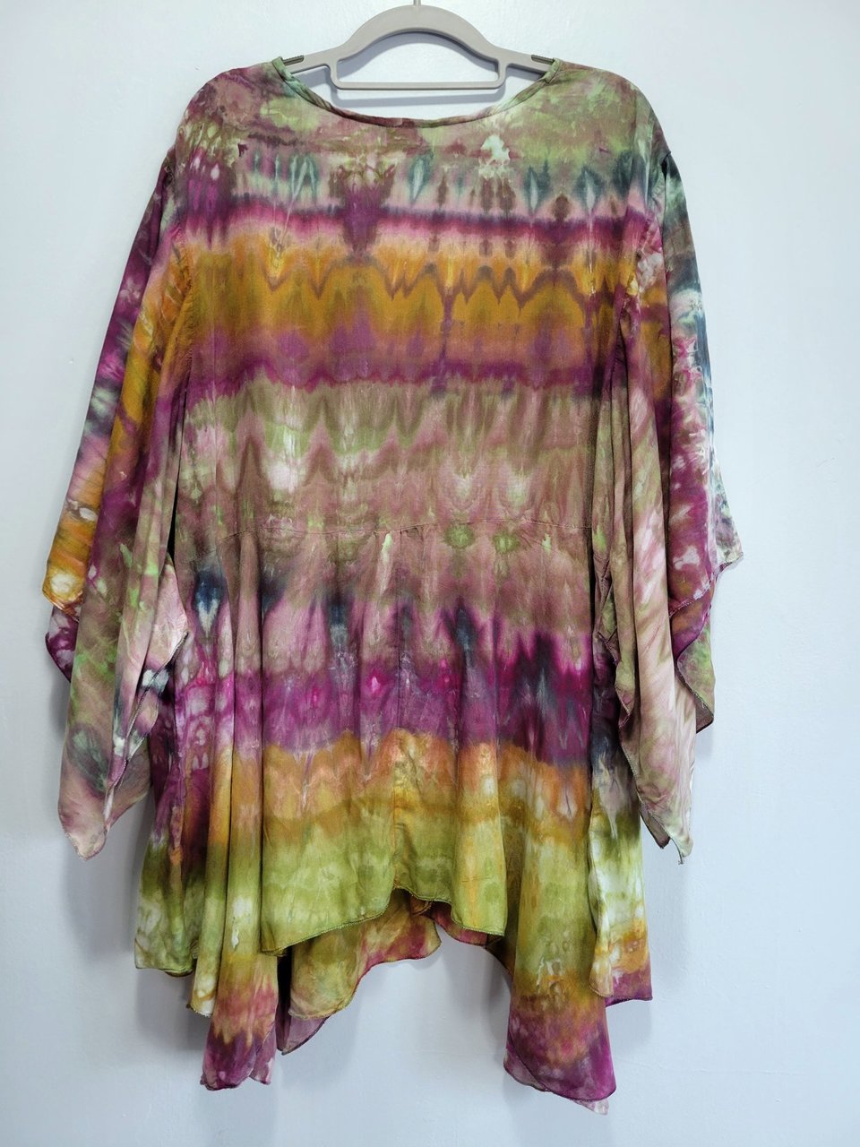 2X Kimono Sleeve Top, Earth Mother