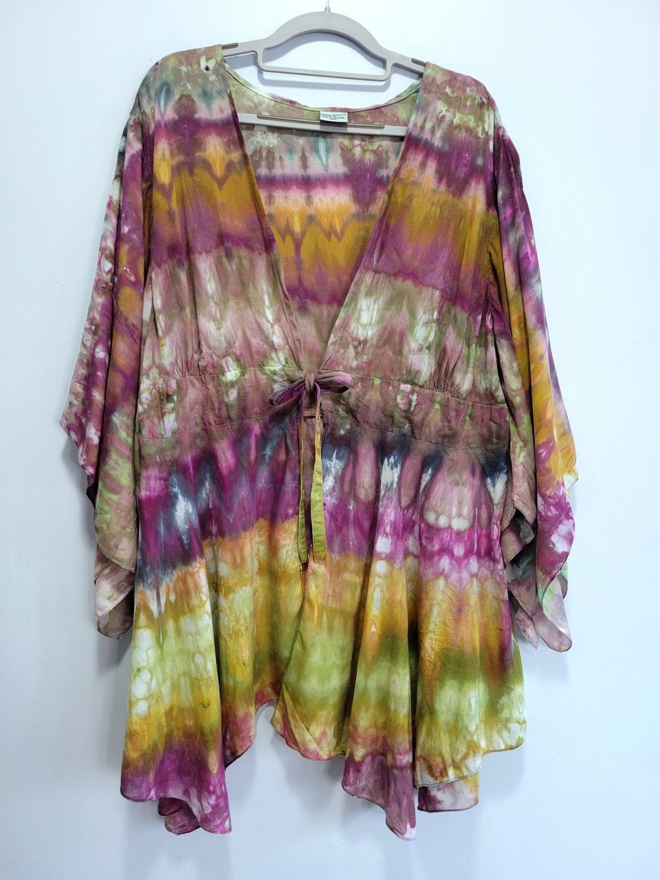 2X Kimono Sleeve Top, Earth Mother