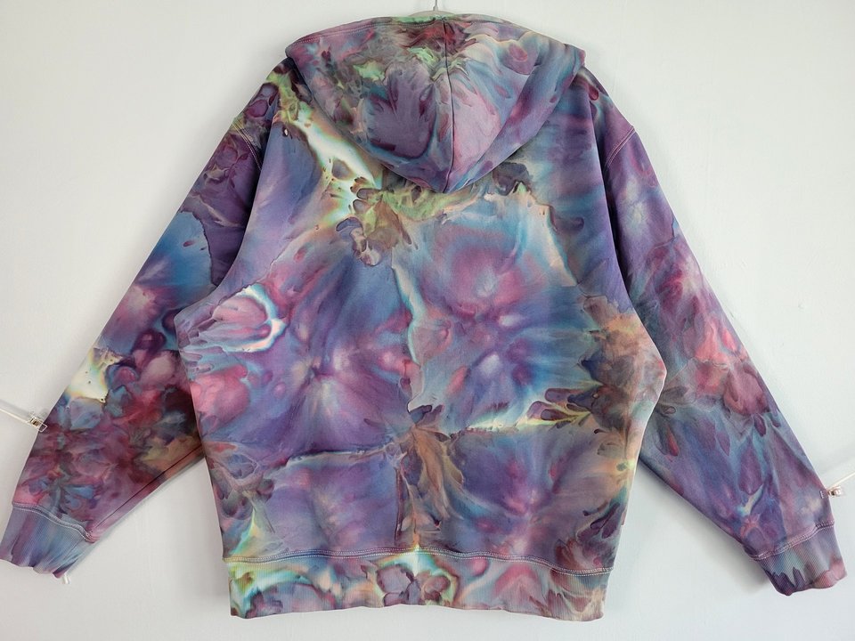 L Oversized Zip-up Hoodie, Strawberry Skies
