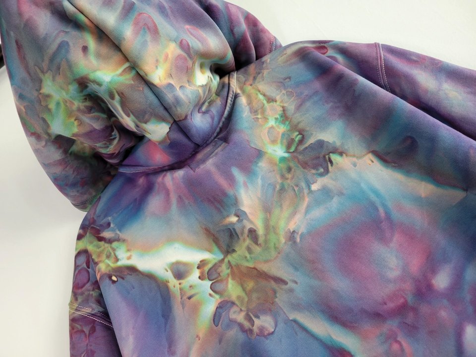 L Oversized Zip-up Hoodie, Strawberry Skies
