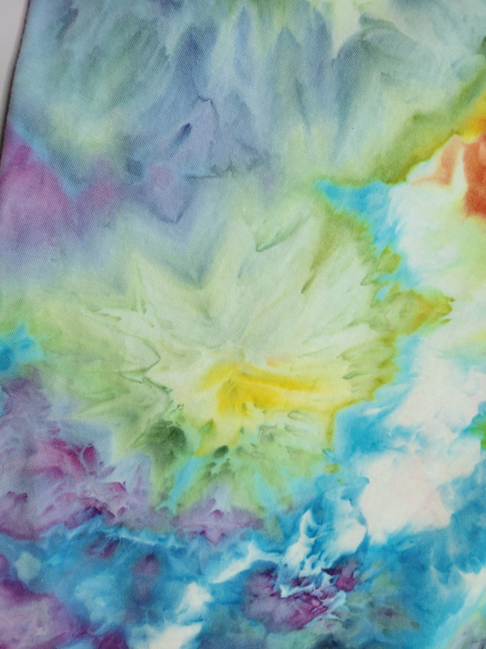 4X T-shirt, Rainbow Watercolor