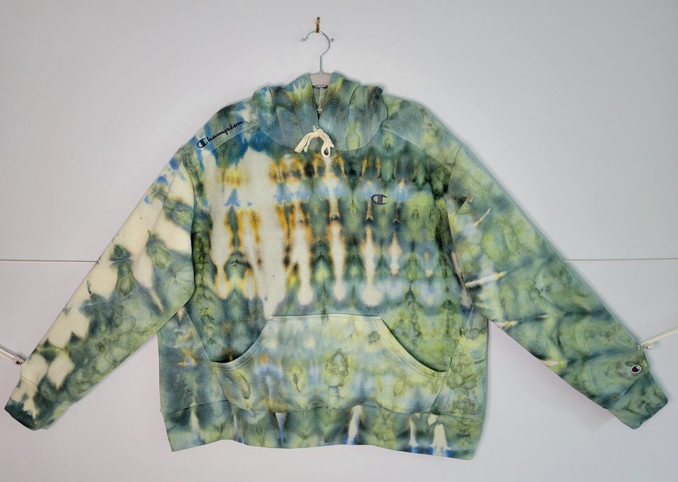3X Herrigbone Hoodie, Hunter Suji