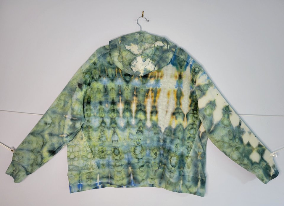 3X Herrigbone Hoodie, Hunter Suji