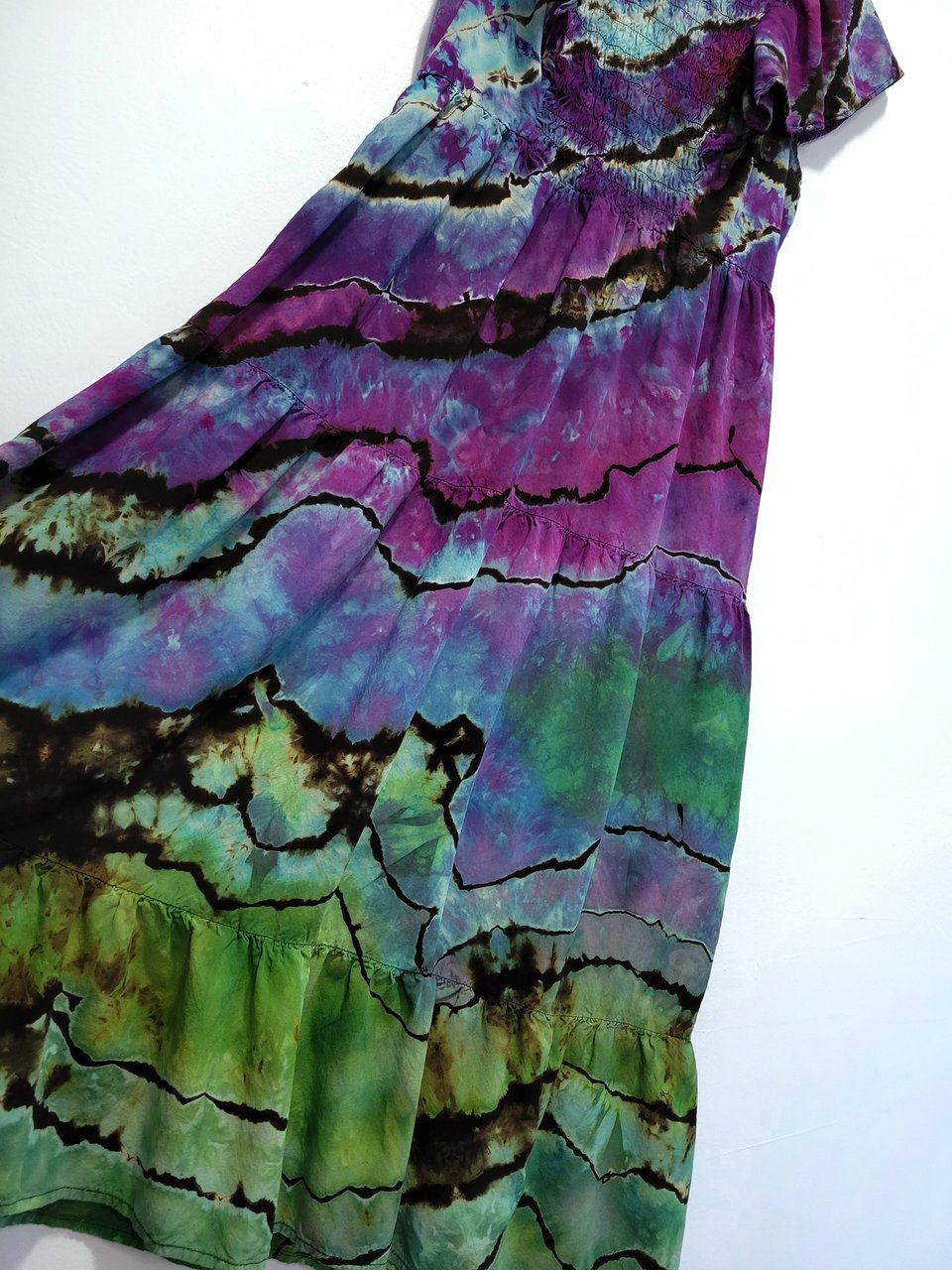 XS Flutter Sleeve Dress, Abalone