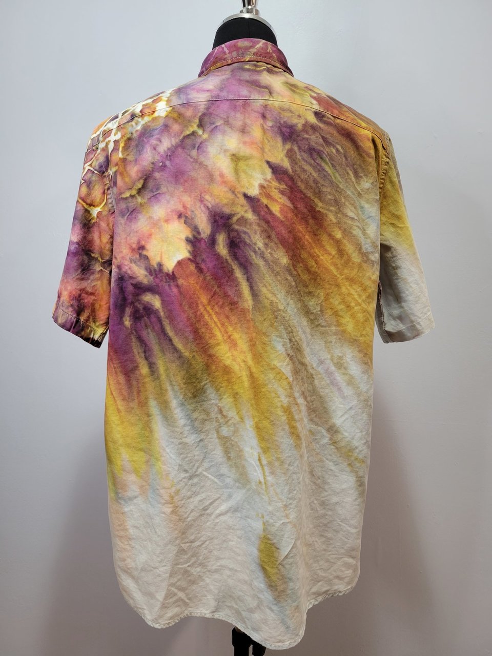 L Tall Linen Blend Shirt, Fall Mandala