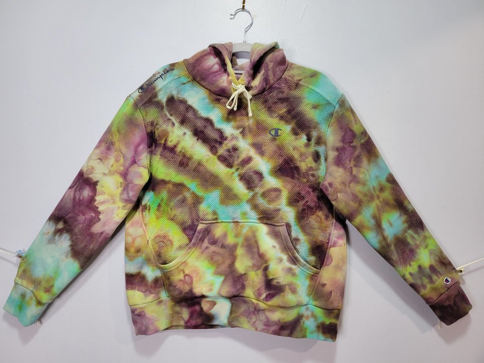 M Herringbone Hoodie, Venomous Plum