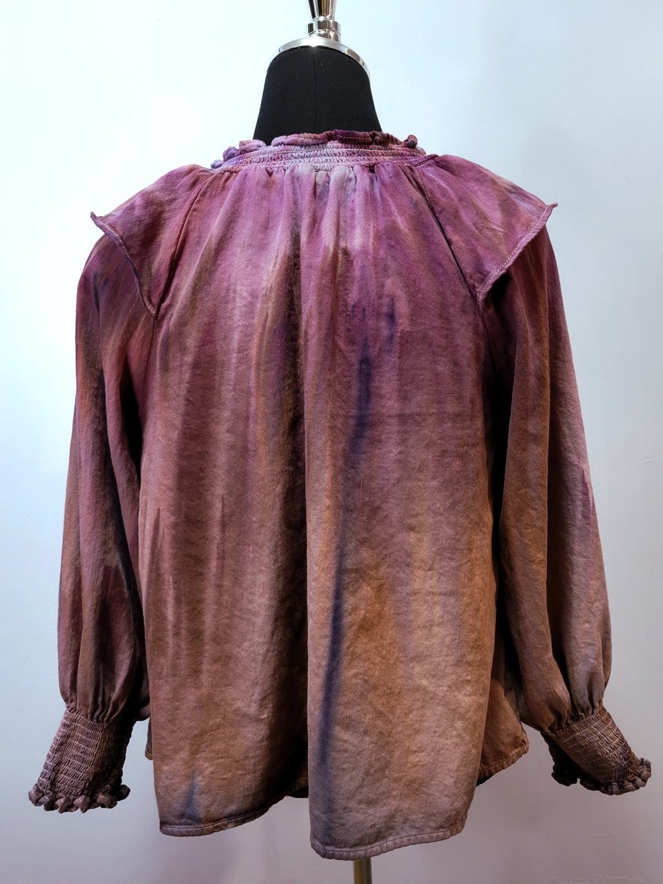 L Poet's Blouse, Plum Port
