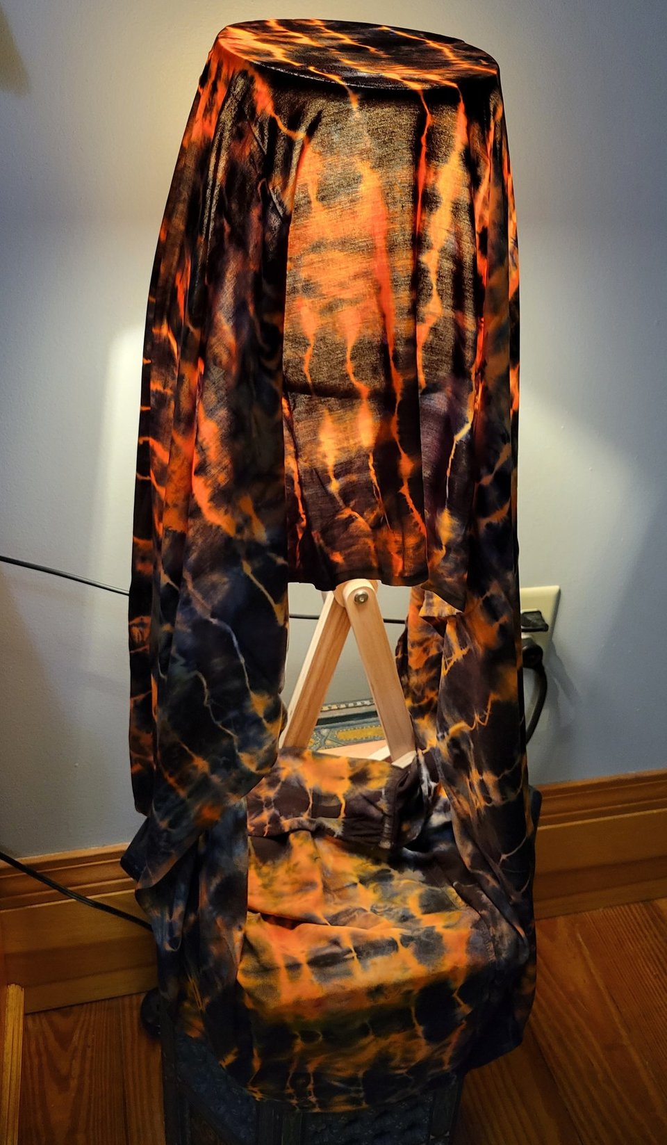 Infinity Scarf, Rayon, Lava