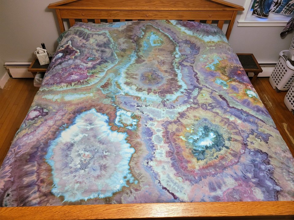 Full/Queen Duvet Cover & Shams, Geode