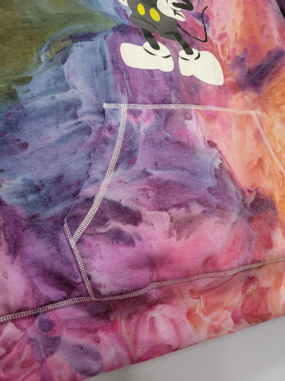 XXL Sherpa Lined Hoodie, Mickey Rainbow