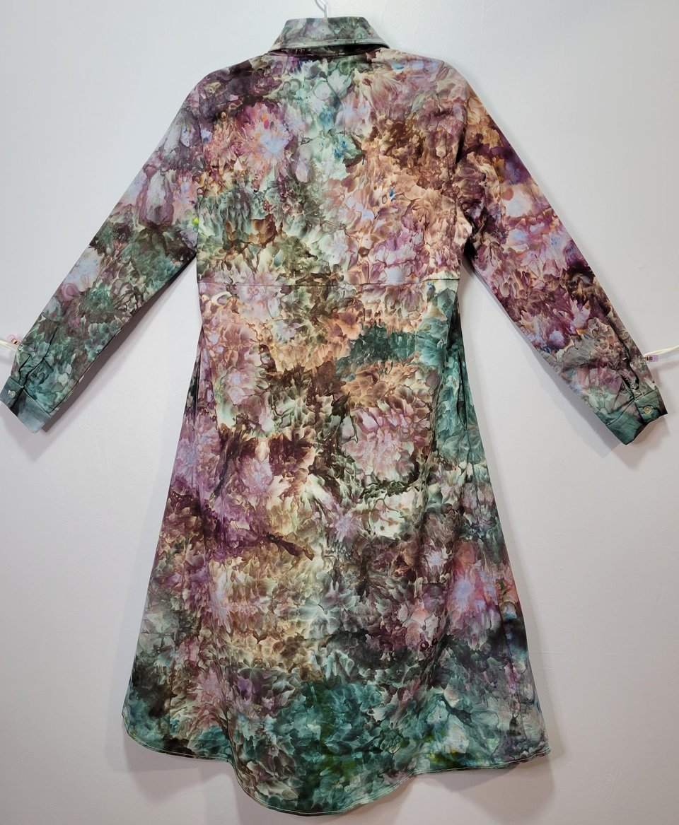 M/L Shirtdress/Duster, Falling Waters