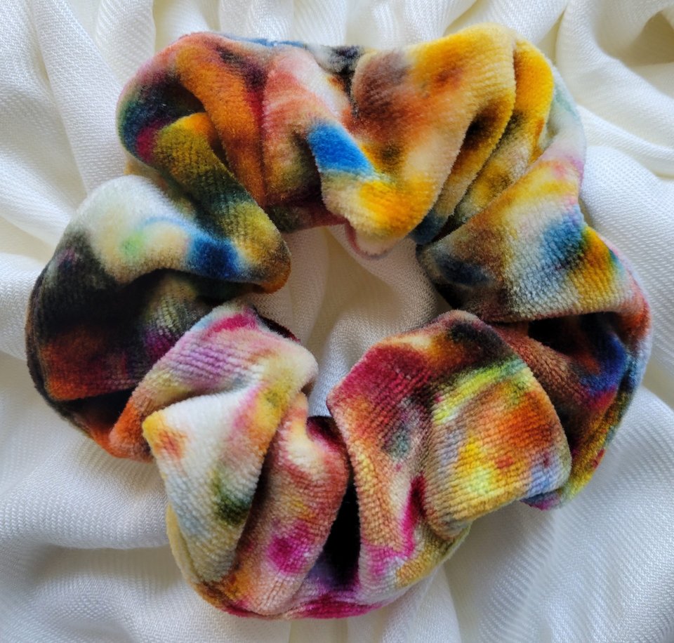 Scrunchie, Bamboo Velvet, Confetti