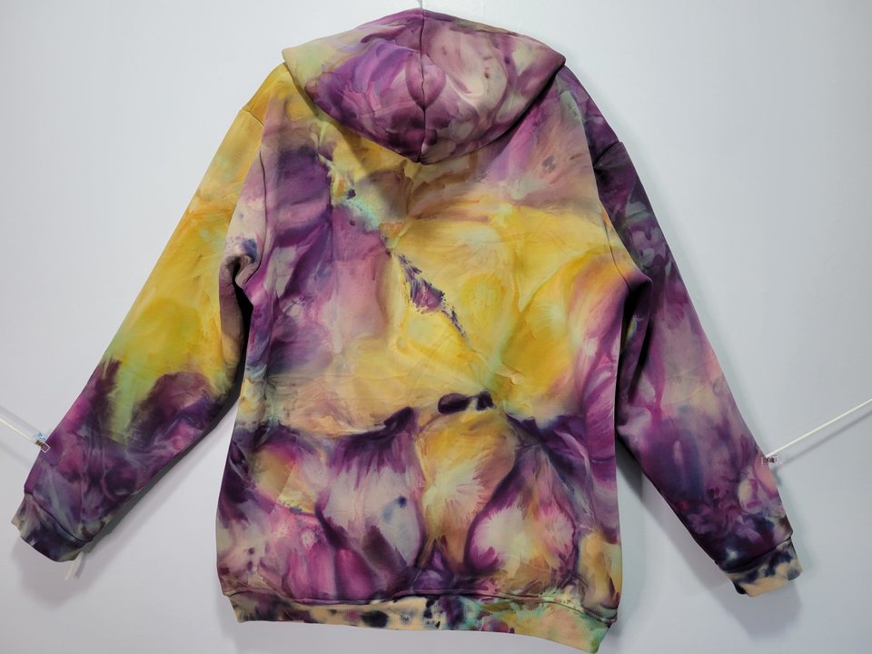 XL Velour Hoodie, Purple Iris