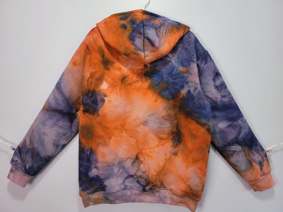 M Velour Hoodie, Sapphire Marmalade