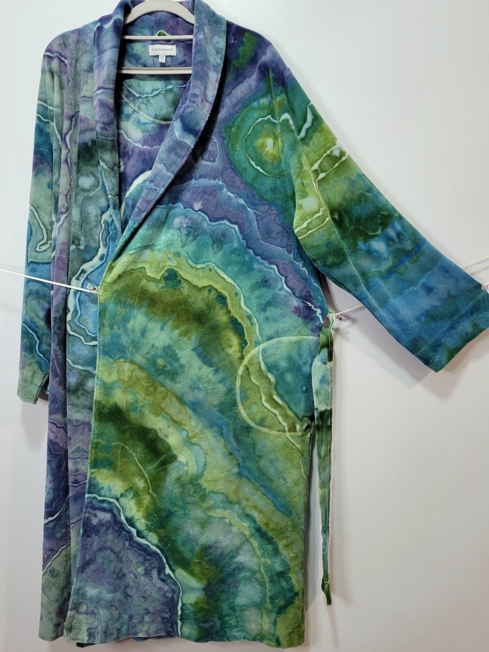 XXL Bathrobe, Forest Pond
