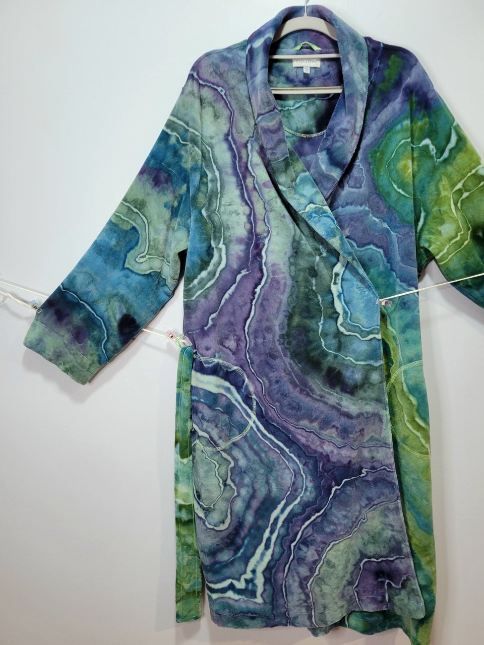 XXL Bathrobe, Forest Pond