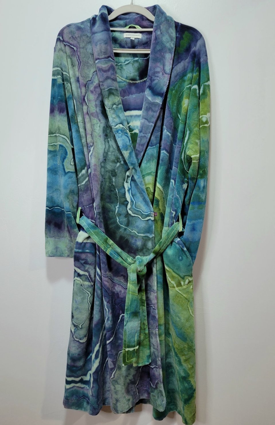 XXL Bathrobe, Forest Pond