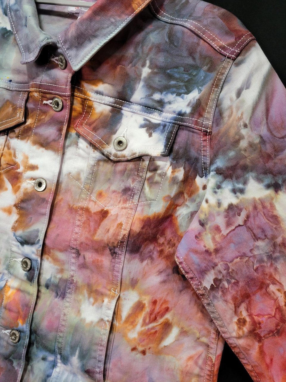 L Denim Jacket, Petrified Wood