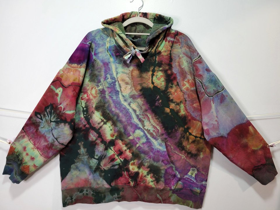 XXL Buffalo Hoodie, Petrified Wood