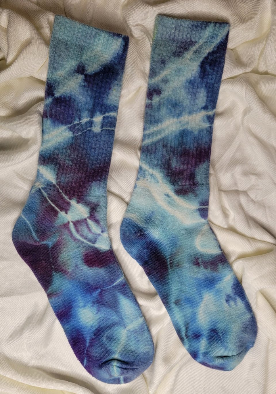 Socks, 11-13 Hemp, Blue Purple Muck